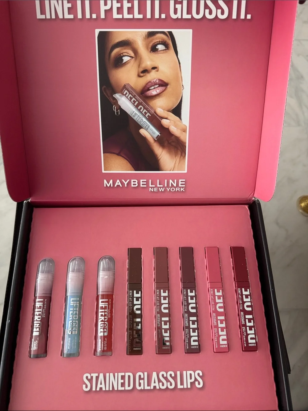 Maybelline Stained Glass Lips Set - Rose, Pink & Berry Shades